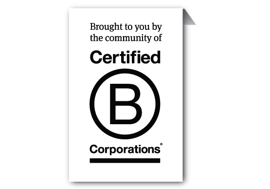 B corp gecertificeerd: duurzaam, transparant,