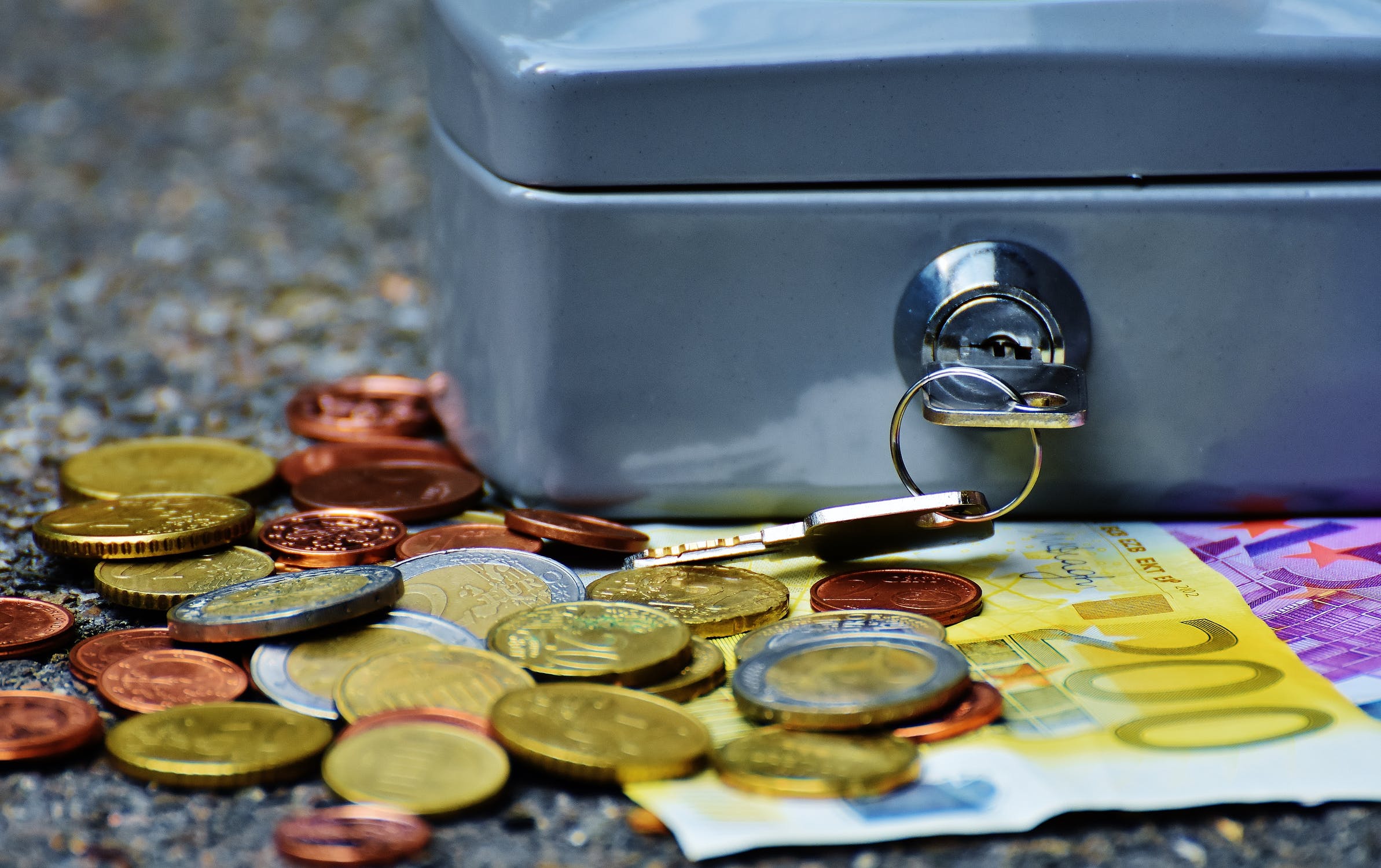 kluisje met geld